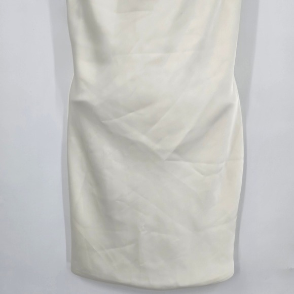 ROTATE Ivory Mini Dress Cowl Drape Neck‎ Sleeveless Strappy Back Party Dress - Picture 6 of 9